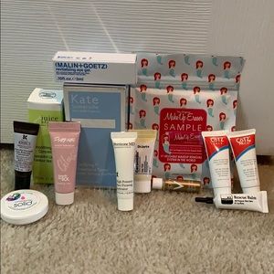 Unused beauty products